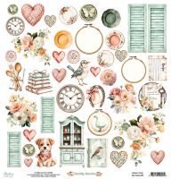 Дизайнерски хартии "Family Stories", 30см, Mintay Papers