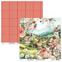 Дизайнерски хартии "Summer Highlands", 30см, Mintay Papers