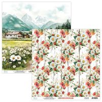 Дизайнерски хартии "Summer Highlands", 30см, Mintay Papers