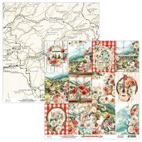 Дизайнерски хартии "Summer Highlands", 30см, Mintay Papers