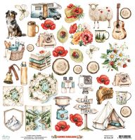 Дизайнерски хартии "Summer Highlands", 30см, Mintay Papers