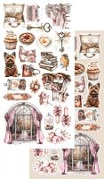 Дизайнерски елементи за изрязване "Lovely Autumn", 6л., Alchemy of Art