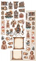 Дизайнерски елементи за изрязване "Lovely Autumn", 6л., Alchemy of Art