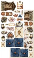 Дизайнерски елементи за изрязване "Lovely Autumn", 6л., Alchemy of Art
