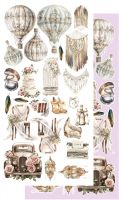 Дизайнерски елементи за изрязване "Romantic Boho", 6л., Alchemy of Art