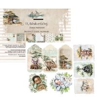 Дизайнерски хартии "Wild Adventures", 20см, 24л., Alchemy of Art