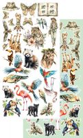Дизайнерски елементи за изрязване "Wild Adventures", 12л., Alchemy of Art
