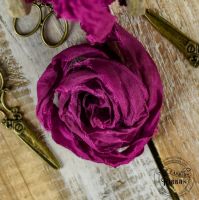 Панделка "Fuchsia", сатен