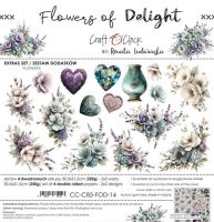 Дизайнерски елементи за изрязване "Flowers of Delight-Flowers and More...", Craft o'Clock