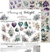 Дизайнерски елементи за изрязване "Flowers of Delight-Flowers and More...", Craft o'Clock