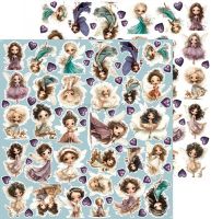 Дизайнерски елементи за изрязване "Flowers of Delight-Mix", Craft o'Clock
