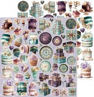 Дизайнерски елементи за изрязване "Flowers of Delight-Mix", Craft o'Clock