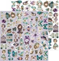 Дизайнерски елементи за изрязване "Flowers of Delight-Mix", Craft o'Clock