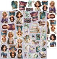 Дизайнерски елементи за изрязване "Flowers of Delight-Mix", Craft o'Clock