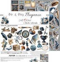Дизайнерски елементи за изрязване "Mr & Mrs Elegance-Hobby", Craft o'Clock