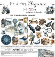 Дизайнерски елементи за изрязване "Mr & Mrs Elegance-Mix", Craft o'Clock
