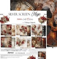 Дизайнерски хартии "Silver Screen Magic", 30см, Craft o'Clock