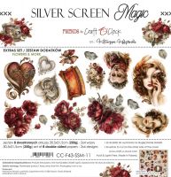 Дизайнерски елементи за изрязване "Silver Screen Magic-Flowers and More", Craft o'Clock