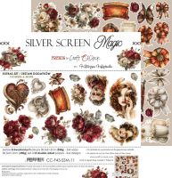 Дизайнерски елементи за изрязване "Silver Screen Magic-Flowers and More", Craft o'Clock