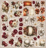 Дизайнерски елементи за изрязване "Silver Screen Magic-Flowers and More", Craft o'Clock