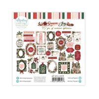 Дизайнерски хартиени рамки и етикети "Season of Joy", Mintay Papers