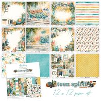 Дизайнерски хартии "Teen Spirit", 30см, Mintay Papers