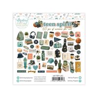 Дизайнерски хартиени елементи "Teen Spirit", Mintay Papers