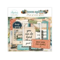 Дизайнерски хартиени рамки и етикети "Teen Spirit", Mintay Papers