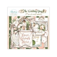 Дизайнерски хартиени рамки и етикети "The Wedding Day", Mintay Papers