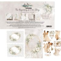 Дизайнерски хартии "The Beginning of Our Story", 30см, 6л., Alchemy of Art