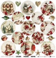 Дизайнерски хартии "Spirit of Christmas", 30см, Craft o'Clock