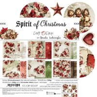 Дизайнерски хартии "Spirit of Christmas", 20см, Craft o'Clock
