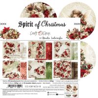 Дизайнерски хартии "Spirit of Christmas", 15см, Craft o'Clock
