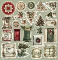 Дизайнерски елементи за изрязване "Spirit of Christmas-Christmas", Craft o'Clock