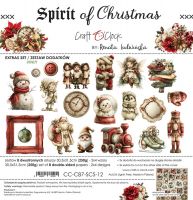 Дизайнерски елементи за изрязване "Spirit of Christmas-Jolly", Craft o'Clock