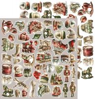 Дизайнерски елементи за изрязване "Spirit of Christmas-Mix", Craft o'Clock