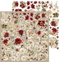 Дизайнерски елементи за изрязване "Spirit-of Christmas-Flowers and More", Craft o'Clock