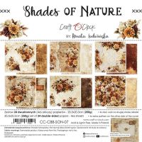 Дизайнерски хартии "Shades of Nature", 20см, Craft o'Clock