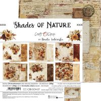 Дизайнерски хартии "Shades of Nature", 20см, Craft o'Clock