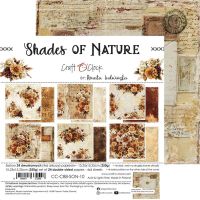 Дизайнерски хартии "Shades of Nature", 15см, Craft o'Clock