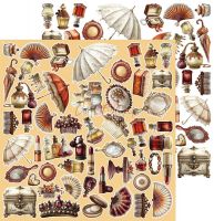 Дизайнерски елементи за изрязване "Shades of Nature-Mix", Craft o'Clock