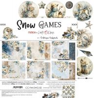 Дизайнерски хартии "Snow Games", 30см, Craft o'Clock