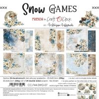 Дизайнерски хартии "Snow Games", 20см, Craft o'Clock