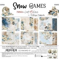 Дизайнерски хартии "Snow Games", 15см, Craft o'Clock