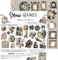 Дизайнерски елементи за изрязване "Snow Games-Festive", Craft o'Clock