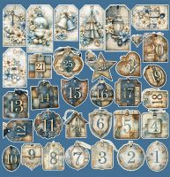 Дизайнерски елементи за изрязване "Snow Games-Mix", Craft o'Clock