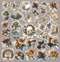 Дизайнерски елементи за изрязване "Snow Games-Flowers and More", Craft o'Clock