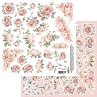 Дизайнерски лист с елементи за изрязване "In Lace–Flowers", Alchemy of Art