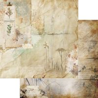 Дизайнерски хартии "Vintage Botanical", 30см, 6л., Alchemy of Art