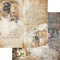 Дизайнерски хартии "Vintage Botanical", 20см, 12л., Alchemy of Art